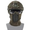 OAREA Tactical Airsoft Paintball Full Face Steel Mesh Mask polyester