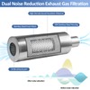 2025 Upgraded Generator Exhaust Silencer Kit Stainless Steel Muffler with