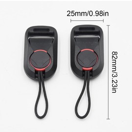 REQAG 4 Stück Kameragurt Adapter Kamera Schnellverschluss Kameragurt Schnalle Kamera Schnalle Kamera Nacken Schultergurt Adapter Schnellverschlussschnallen Schnelltrennclips für Kameragurte