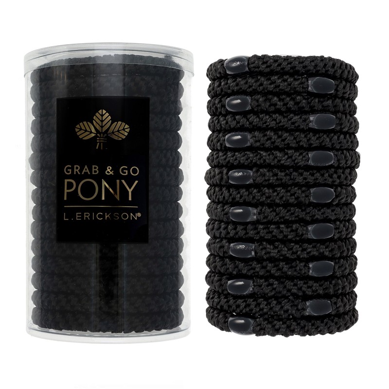 L. Erickson Hair Ties for Thick Hair, Grab & Go
