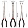 CASOMAN 3Pcs 11" Hose Gripper Plier Set, Black & Red,