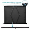 Pyle 50 Inches Projector Screen Portable Floor Standing Fold-Out Roll-Up