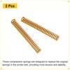 uxcell 2pcs 3D Printer Heating Bed Spring, 8mm OD 60mm