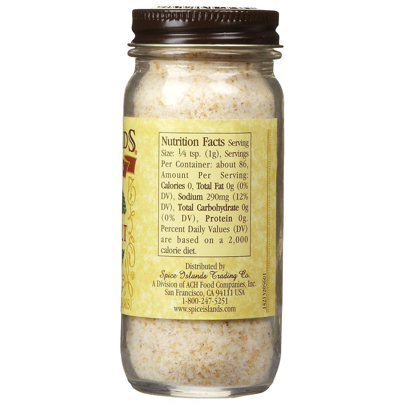 Spice Islands Garlic Salt, 3-Ounce (Pack of 3)
