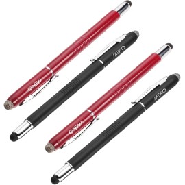 Meko 3-in-1 Stylus Pen Universal Use Micro Fiber Tip Rubber Fine Tip