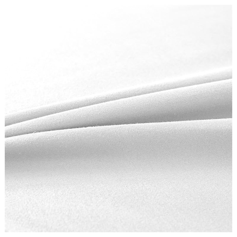 Prime Linens Extra Deep 30Cm Plain Fitted Sheet, Elastic Pocket