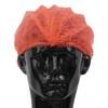 100 x simply direct Red Disposable Hair Net/Mob Caps in