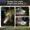 Candieslife LT-151S4 Luces Solares para Rocas de Jardín y Paisaje