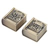 Tooth Keepsake Box Exquisite Polishing Process Engraving Pattern Durable Metal