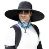 Peicees Men Women Wide Brim Sun Hats UPF50+ Waterproof Breathable