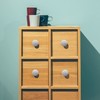NAKUPENDA Pack of 6 Furniture Knobs, Round Ceramic Cupboard Drawer