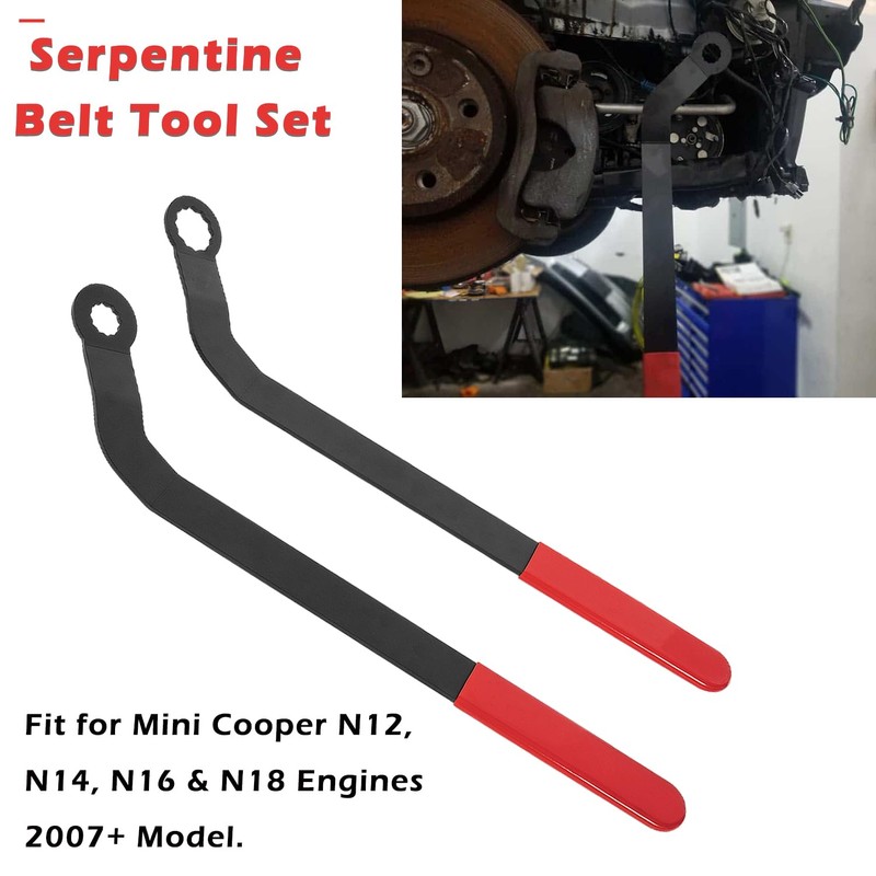 2 Pack 1016 Serpentine Belt Tensioner Tool Set Fit for