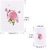 Pop-up Birthday Card, 3D Flowers and Butterflies Greeting Card, Card