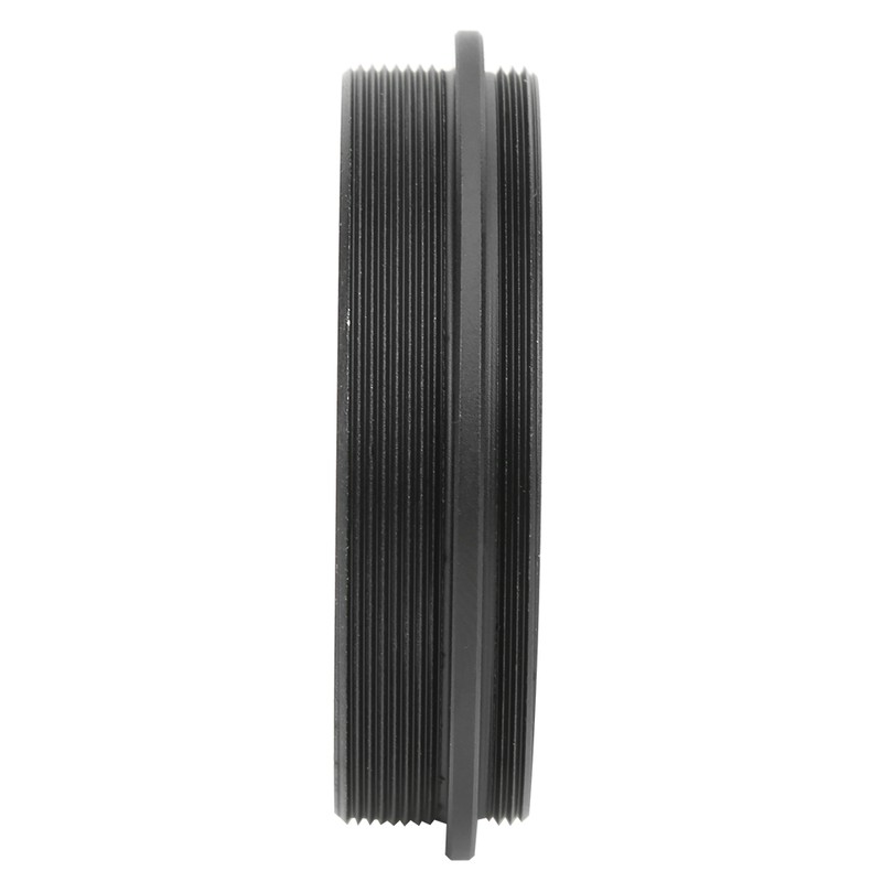 M48‑M48 Male to Male Adapter Ring Aluminium Alloy Black 48mm