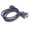 USB to RS232 Serial Cable Black Industrial Grade 9Pin Computer