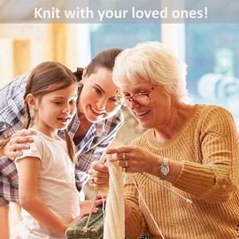 12X 50g Acrylic Knitting Yarn Skeins - Double Knitting Assorted Color Yarn Pack with Crochet Hook & Stitch Markers for Any Crochet and Knitting Mini Project DIY…