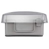 Intermatic Wp5220C Electrical Box, 2.25" Double Gang Plastic While-in-Use Weatherproof