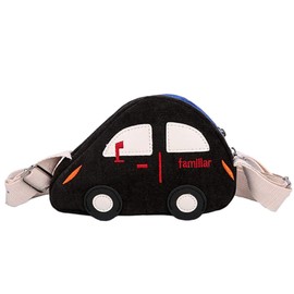 VALICLUD Toddler Crossbody Purse Mini Shoulder Bag for Girls Boys Cartoon Cars Shoulder Bag, black