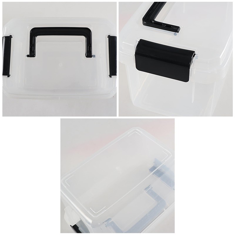 Ikando Set of 4 Mini Storage Box with Lid, 2