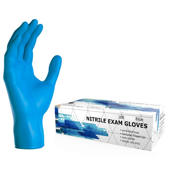 K-MART Professional Nitrile Powder Free Multi-Purpose Gloves, Disposable, Extra Strong