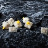 GATERON Milky Yellow Pro Keyboard Switches, KS-3X1 Single Layer Pins