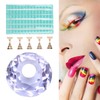 Nail Art Display Stand Set Magnetic Crystal Holder Practice Showing