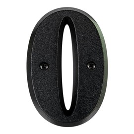 novap 4005003 Zamak House Number Black Number 0 Ø 180 mm