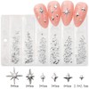 Nail Charms, 400 PCS Star Nail Art Charms for Acrylic