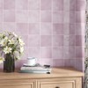 VaryStyle Gradient Pink Marble Peel and Stick Backsplash for Kitchen