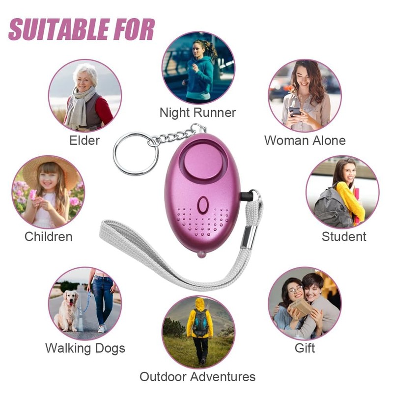 Flintronic 3 Pack Personal Alarm