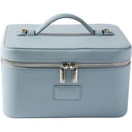 ETOILE - Estuche de cambiador - Elegante bolsa de maquillaje de viaje con divisores, Azul robin , Estuche de cambiador con cierre con práctico asa de transporte