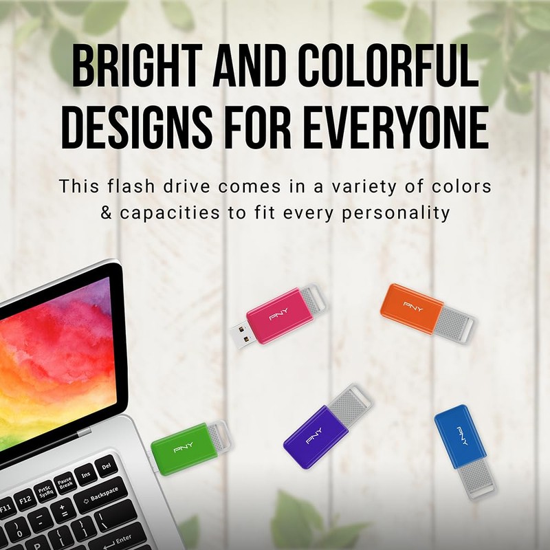 PNY 64GB USB 2.0 Flash Drive 2-Pack