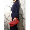SH Leder Genuine Leather Clutch Shoulder Bag Small Bag Elegant