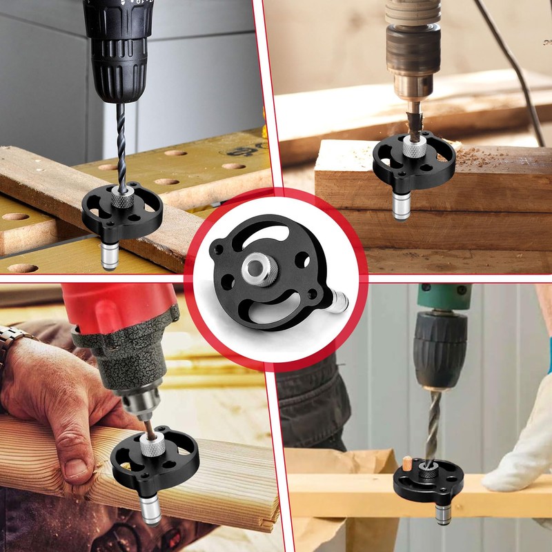 Forbabe Drilling Aid Vertical Drilling Hole Centre Finder with 3/4/5/6/7/8/9/10