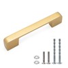 WEAVERBIRD Cabinet Knobs 96 mm Gold Cabinet Handles Drawer Pulls