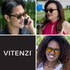 VITENZI - Gafas de sol bifocales vintage para leer bajo