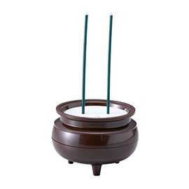 Asahi Denki Kasei ASE-4211 Brown Auto Off Safe Incense (Medium, 2 Sticks Incense), Made in Japan