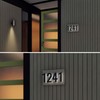 7 Inch LED House Numbers, ABS-Polymer, Premium Quality, Backlit LED