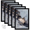 OMAIGAR 16x24 Picture Frame Set of 5, Black Poster Frames
