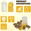 2 Pack Quail Waterer with Yellow Tray, 500ml Large Capacity