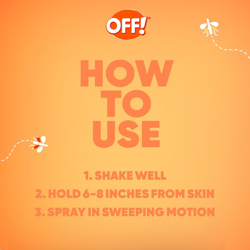 OFF! FamilyCare Insect & Mosquito Repellent Spritz, Unscented Bug spray