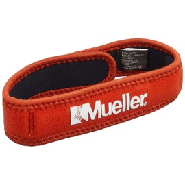 Mueller 59967 Knee Supporter, Jumpers, Knee Strap, Orange, Unisex, One Size Fits All