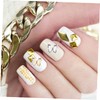 Healeved 120pcs Butterfly Nail Charms Zircon Nail Art Ornaments for