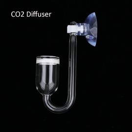 Yagote CO2 Glass Aquarium Supply Accessories, CO2 Diffuser CO2 Drop Checker CO2 Bubble Counter Check Valve for Aquarium Planted Tank