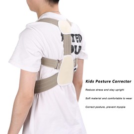 Posture Corrector for Kids Children, Adjustable Hunchback Prevention Back Straightener Spinal Support, Lumbar Support Back Support Brace Belt for Shoulder & Back Support