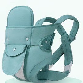 KIYUMI Baby Sling Carrier Portable Newborn Toddler Baby Sling Carrier,Child Infant,Lightweight & Breathabl Hip 4 in 1 Carry,Qing