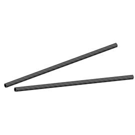 sourcing map Carbon Fibre Round Tube 3K Roll Matte Surface RC Quadcopter 6 x 4 x 200 mm Pack of 2