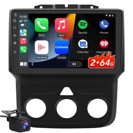 Android 13 [2GB+64GB] Car Radio Compatible for Dodge Ram 2013-2019 1500 2500 3500 with Wireless CarPlay Android Auto, 9 Inch Stereo with Reverse Camera(Only fit Manual AC)