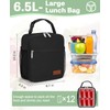 Neverwhy Small Lunch Box Insulated Lunch Bag for Men Women