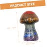 BESPORTBLE Mushroom Shape Stone Decor Unique Natural Stone Adornments for